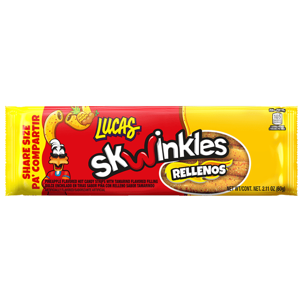 LUCAS SKWINKLES Rellenos Piña & Tamarindo 60g